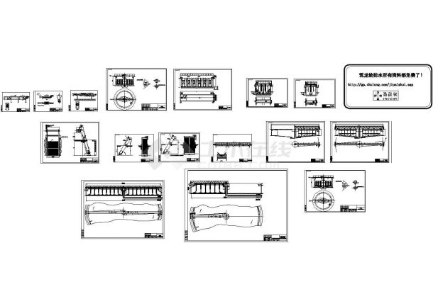 污水污泥处理CAD精致设计设备图-图二