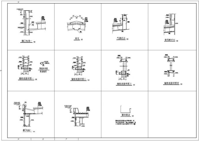 钢结构详细设计cad节点详图_图1