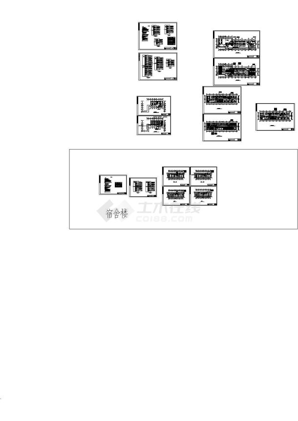 某高速公路服务区综合楼装修设计施工图（含设计说明）-图二