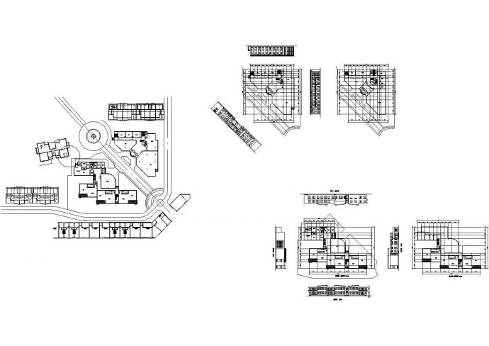某二层框架结构幼儿园设计cad全套建筑方案图（含会所设计，含总平面）_图1
