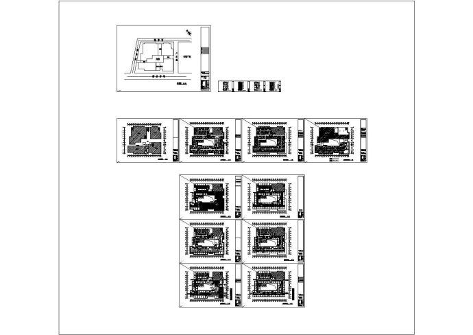 徐州某连锁酒店装修图CAD详细构造平面图_图1