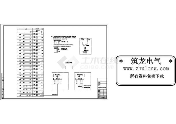 某五星酒店弱电系统图-图一