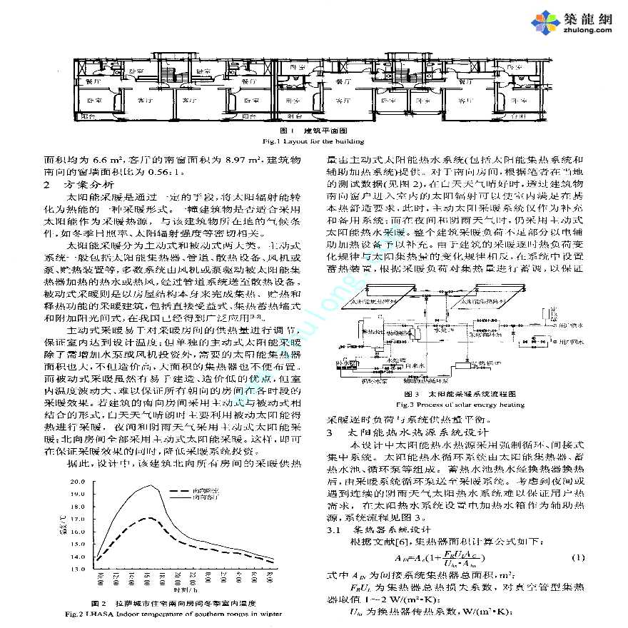 拉萨多层住宅太阳能热水采暖设计初探-图二