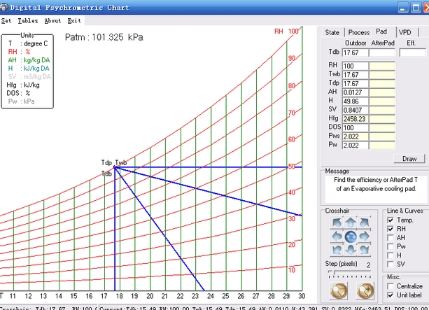 焓湿图查询计算软件._图1