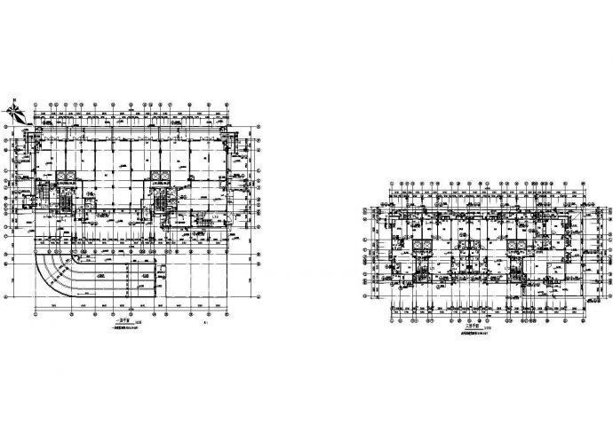 某住宅楼建筑安防布线全套施工cad图（含各层平面图）_图1