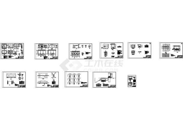 农村饮水安全工程施工全套图纸（cad，11张图纸）-图一