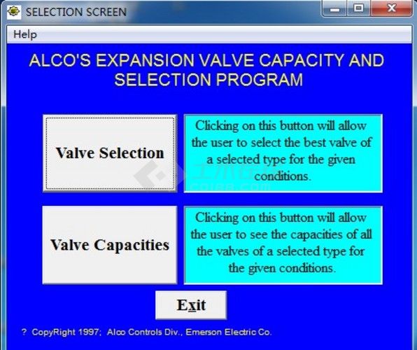 ALCO阀件选择软件（全英文）