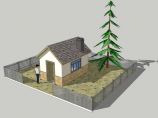 sketchup小房子模型图片1