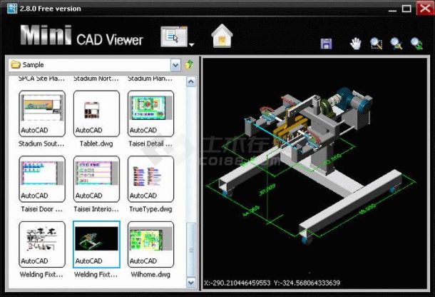 CAD文件预览工具MiniCADViewer 3.1.7下载