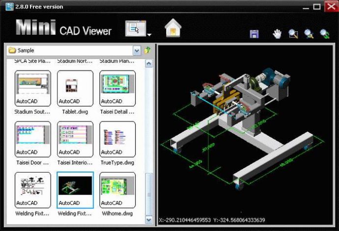 CAD文件预览工具MiniCADViewer 3.1.7下载_图1