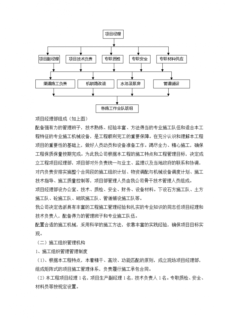 中低产农田渠道改造工程施工方案-图二