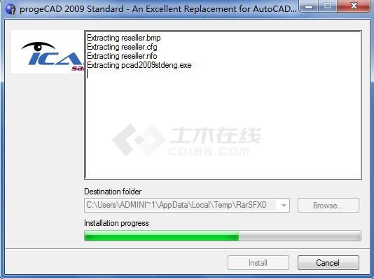 progeCAD 2009 Standard 9.0.28.1英文版