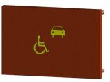 无障碍标志牌-停车位-平挂式图片1