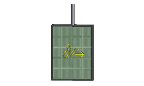 无障碍标志牌-方向过-单吊式_图1