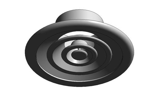 散流器-圆盘型-铝合金_图1