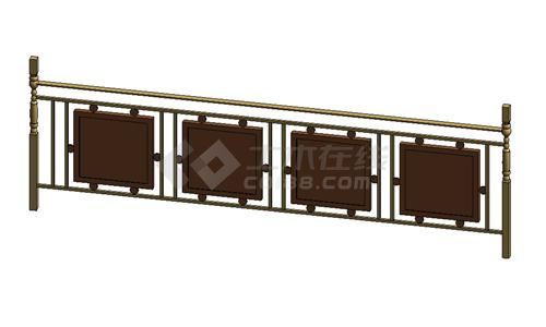 扶手-木质栏杆-装饰型003