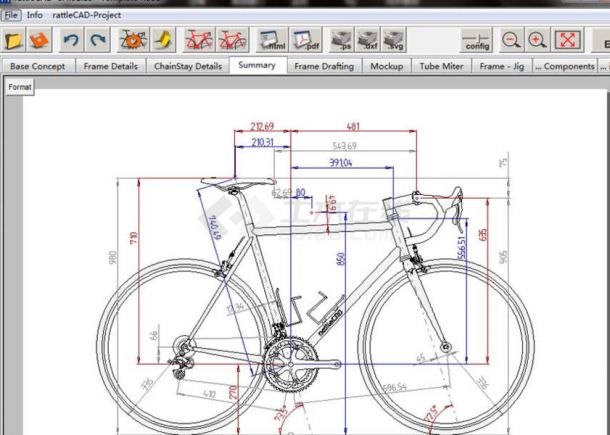 rattleCAD(自行车图纸设计工具) v3.4.02.63下载