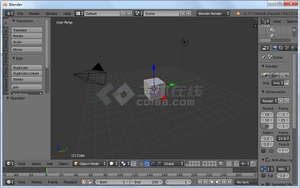 Blender x32(3D绘图软件) V2.77 英文版下载