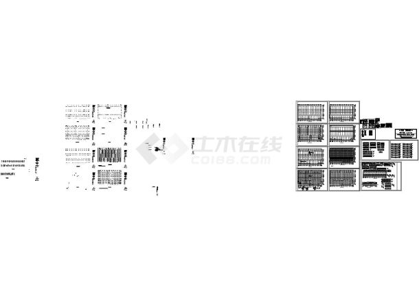 西宁市钢结构超市结构设计cad施工图（含钢结构设计说明）-图一