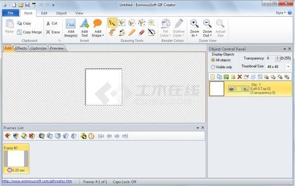 EximiousSoft GIF Creator(GIF动画制作软件) V7.30 英文版下载