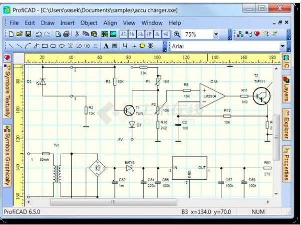 CAD电气原理图形工具下载|ProfiCAD v7.5.9 官方特别版 下载