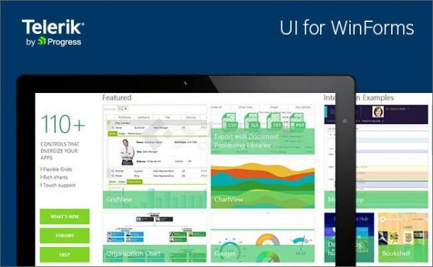 UI控件库Telerik UI for WinForms R2 2016 官方版下载