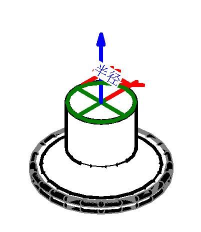 机电-风管附件-风口-散流器圆盘形