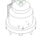 机电-空气调节-冷却塔-逆流式-圆形低音150-1000CMH图片1