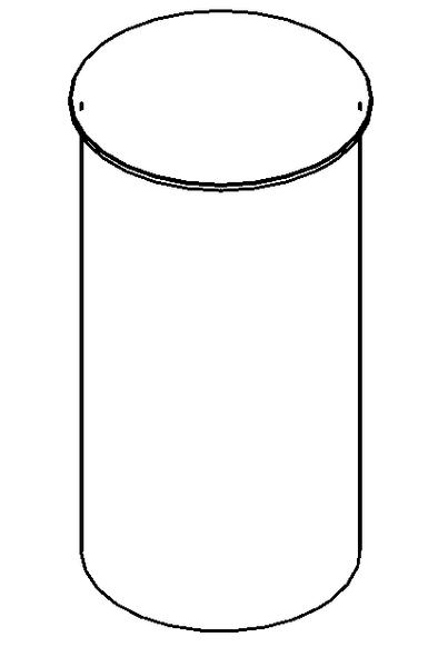 某圆柱水箱详细设计图纸_图1