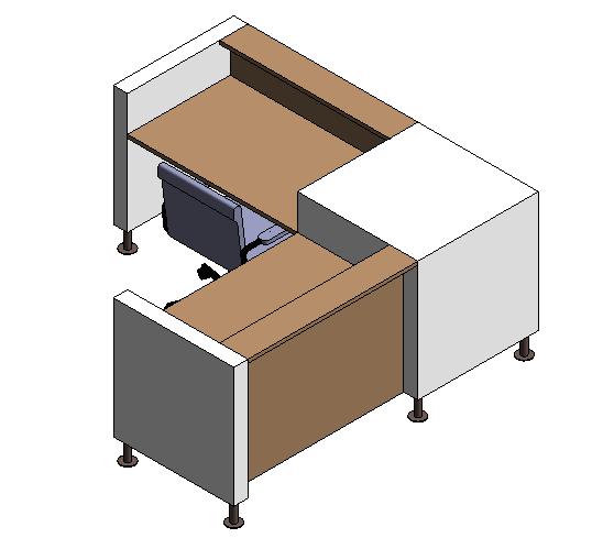 家具-3D-系统家具-前台组合_图1