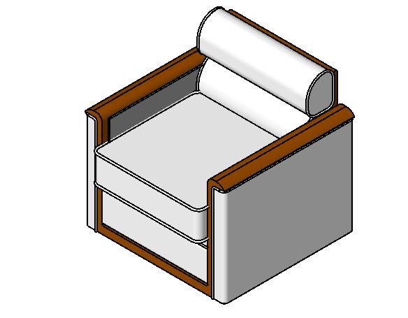 家具-3D-沙发-单人沙发1_图1