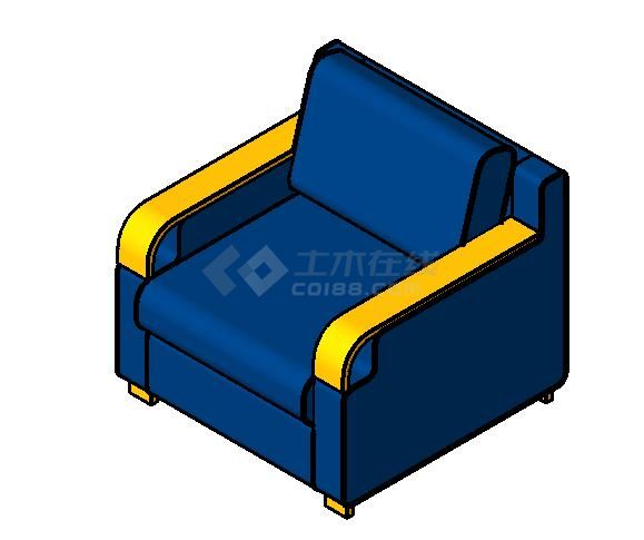 家具-3D-沙发-单人沙发2