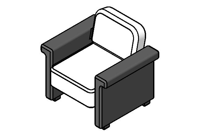 家具-3D-沙发-单人沙发9_图1