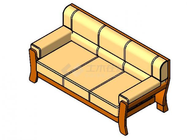 家具-3D-沙发-三人沙发7