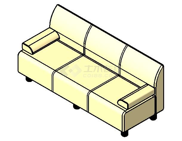家具-3D-沙发-三人沙发5