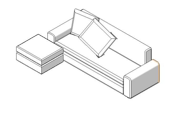 家具-3D-沙发-组合沙发1_图1