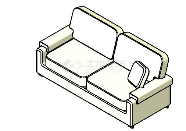 家具-3D-沙发-双人沙发3