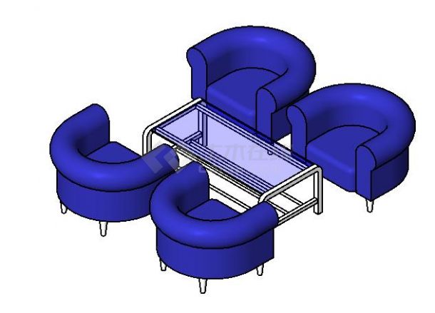 家具-3D-沙发-组合沙发2