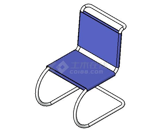 家具-3D-桌椅-椅子-布艺休闲椅