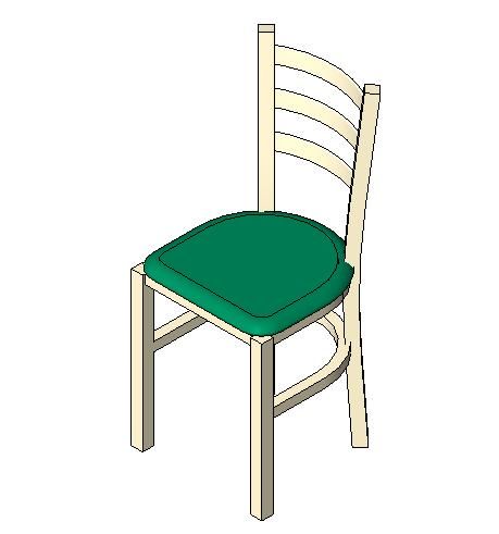 家具-3D-桌椅-椅子-餐椅 5