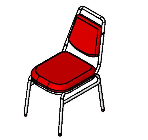 家具-3D-桌椅-椅子-餐椅 3_图1