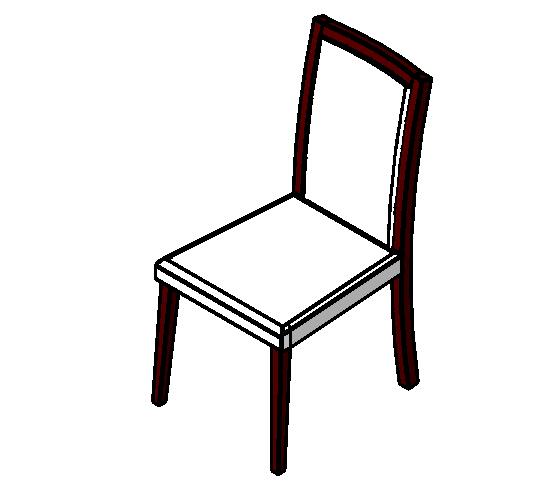 家具-3D-桌椅-椅子-餐椅 1_图1