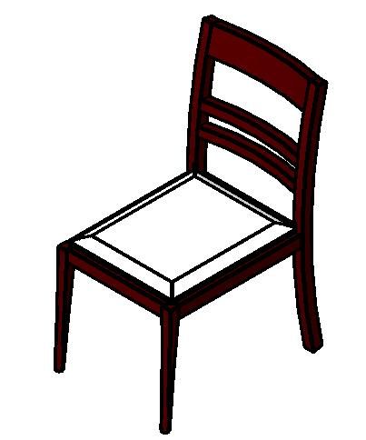 家具-3D-桌椅-椅子-餐椅 7
