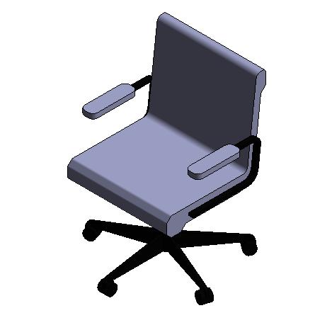 家具-3D-桌椅-椅子-办公椅1_图1