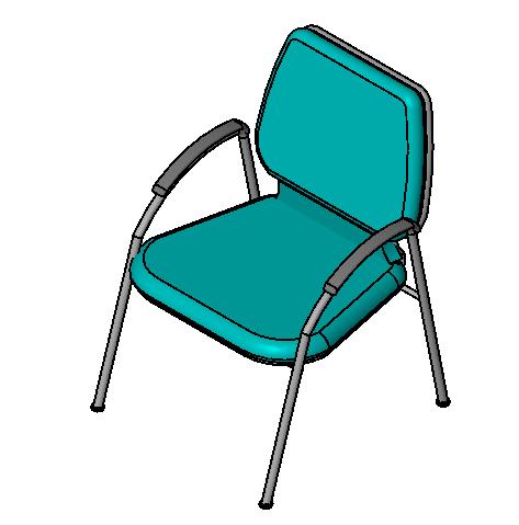 家具-3D-桌椅-椅子-扶手椅2_图1
