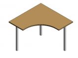 家具-3D-桌椅-桌子-办公桌 2图片1