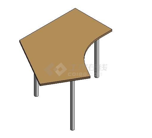 家具-3D-桌椅-桌子-办公桌 1