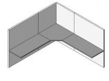 家具-3D-桌椅-桌子-办公桌-L 型图片1