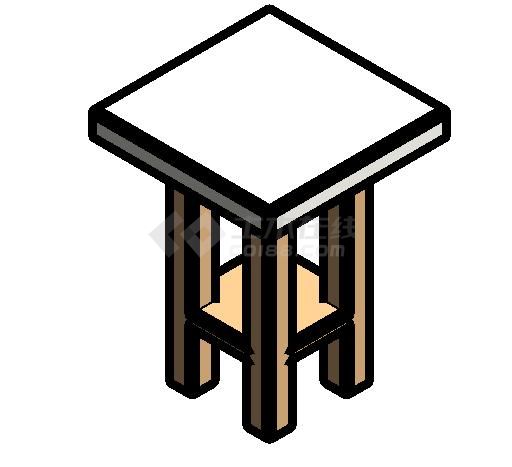 家具-3D-桌椅-桌子-边桌2