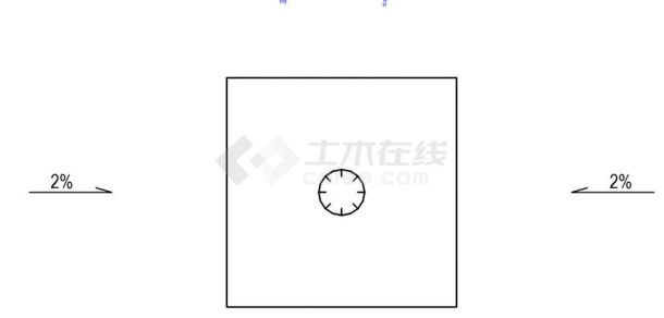 专用设备-卫浴附件--虹吸雨水斗平面 2D